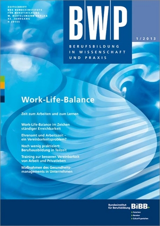 Berufsbildung in Wissenschaft und Praxis 01/2013
