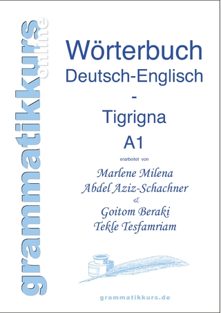 Wortschatz Deutsch-Englisch-Tigrigna Niveau A1
