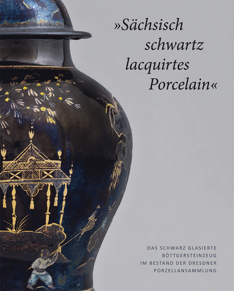 'S&auml;chsisch schwartz lacquirtes Porcelain' - 
