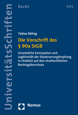Die Vorschrift des § 90a StGB