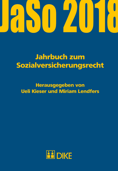 Jahrbuch zum Sozialversicherungsrecht 2018 - 