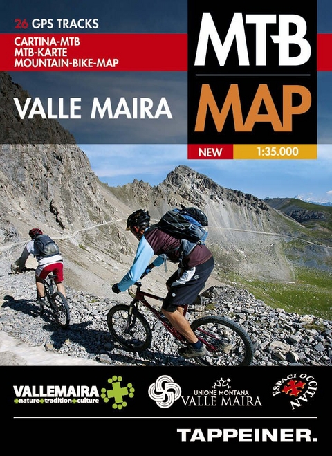 Moutainbike-Karte Valle Maira 1 : 35 000 - 