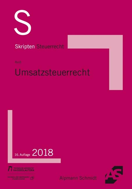 Skript Umsatzsteuerrecht - Wolfram Rei&szlig;