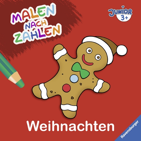 Malen nach Zahlen junior: Weihnachten