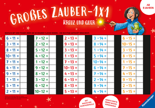 Ravensburger Zaubertafel - Großes Zauber-1x1: Kreuz und quer