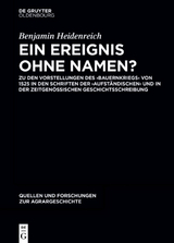 Ein Ereignis ohne Namen? - Benjamin Heidenreich