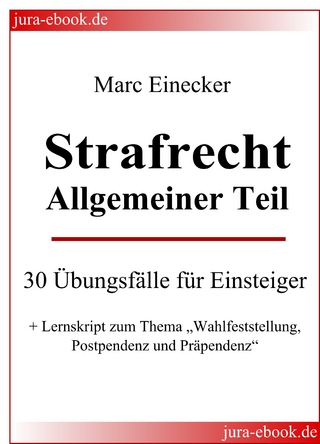 Strafrecht Allgemeiner Teil