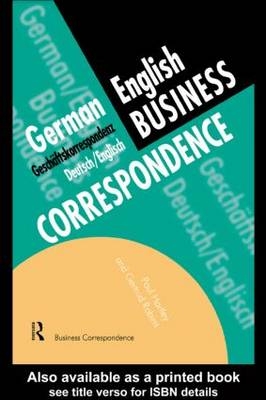 German/English Business Correspondence -  Paul Hartley,  Gertrud Robins
