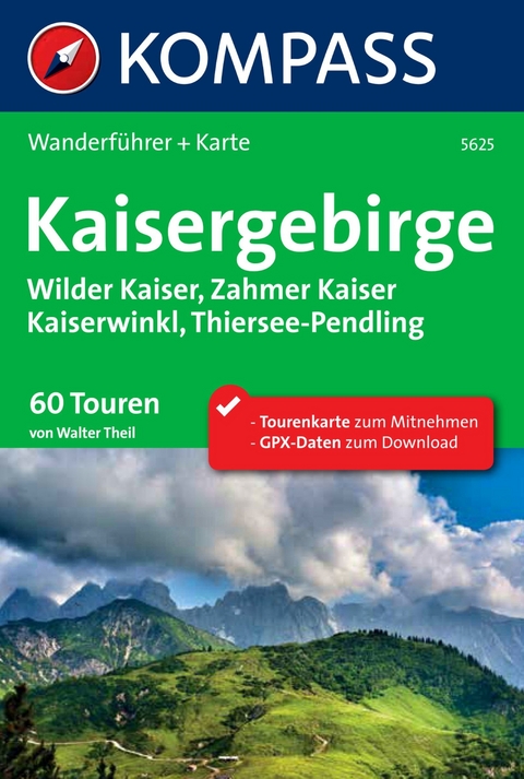 Kompass Wanderf&uuml;hrer Kaisergebirge
