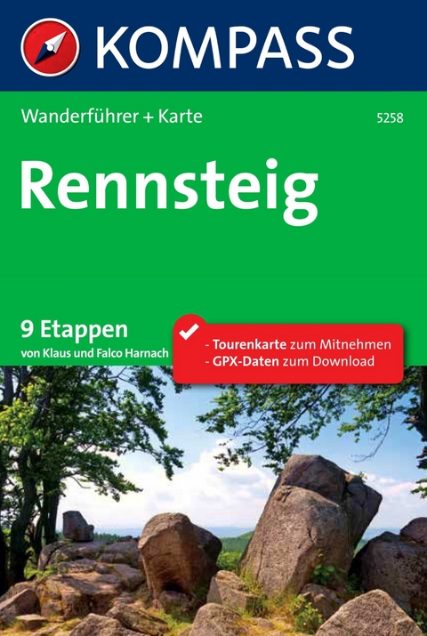 Kompass Wanderf&uuml;hrer Rennsteig