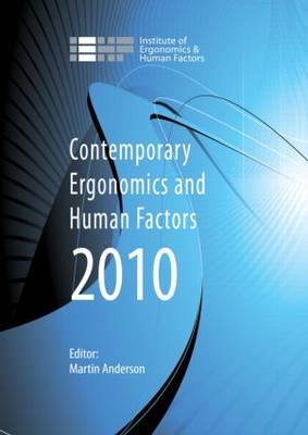 Contemporary Ergonomics and Human Factors 2010 - 