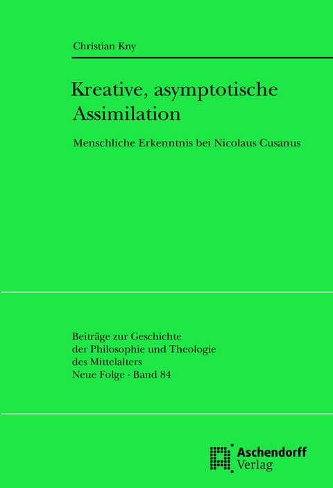 Kreative, asymptotische Assimiliation - Christian Kny
