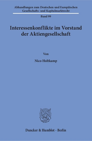 Interessenkonflikte im Vorstand der Aktiengesellschaft.