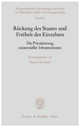 R&uuml;ckzug des Staates und Freiheit des Einzelnen. - 