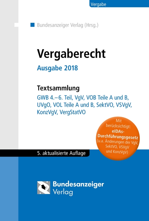 Vergaberecht - Ausgabe 2019
