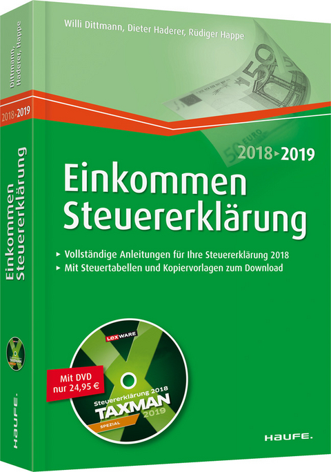 Einkommensteuererkl&auml;rung 2019/2020 - inkl. DVD - Willi Dittmann, Dieter Haderer, R&uuml;diger Happe