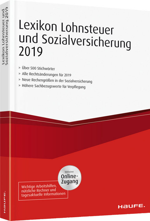 Lexikon Lohnsteuer und Sozialversicherung 2019 plus Onlinezugang
