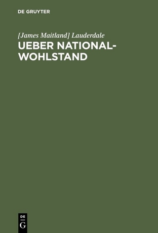 Ueber National-Wohlstand