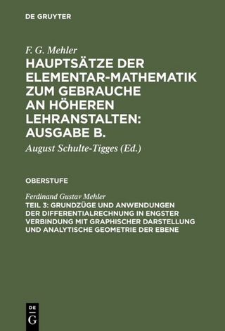 Grundzüge und Anwendungen der Differentialrechnung in engster Verbindung mit graphischer Darstellung und Analytische Geometrie der Ebene