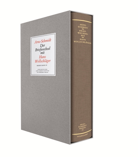 Bargfelder Ausgabe. Briefe von und an Arno Schmidt - Arno Schmidt, Hans Wollschl&auml;ger