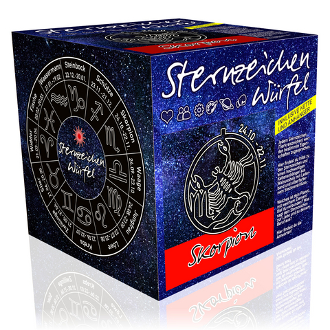 Sternzeichenw&uuml;rfel Skorpion - 