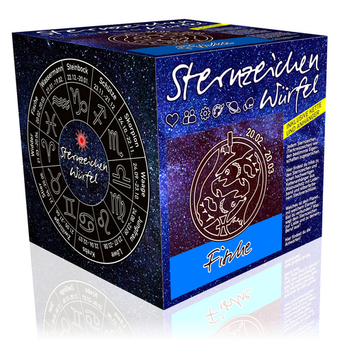 Sternzeichenw&uuml;rfel Fische - 
