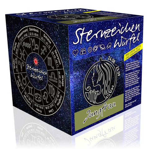 Sternzeichenw&uuml;rfel Jungfrau - 