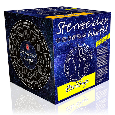 Sternzeichenw&uuml;rfel Zwillinge - 