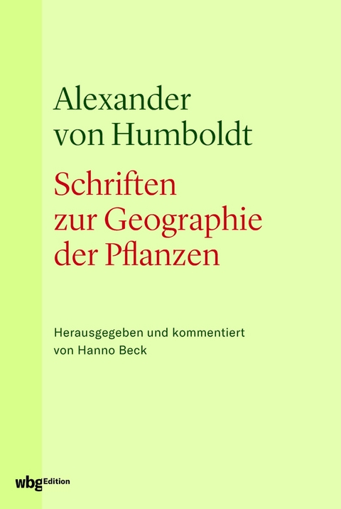 Werke - Alexander von Humboldt