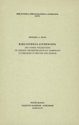 Bibliotheca Lindesiana, and other Collections of German Sixteenth-Century Pamphlets in Libraries of Britain and France. - Michael A Pegg