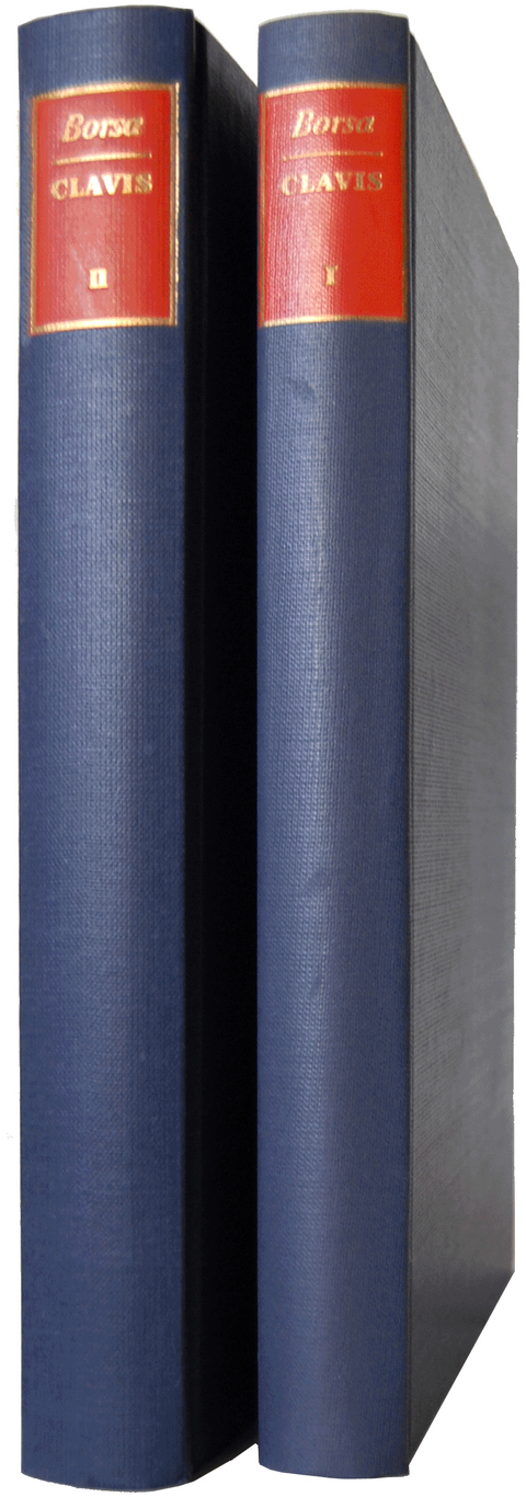 Clavis typographorum librariorumque Italiae 1465-1600. - Gedeon Borsa
