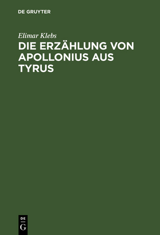 Die Erzählung von Apollonius aus Tyrus
