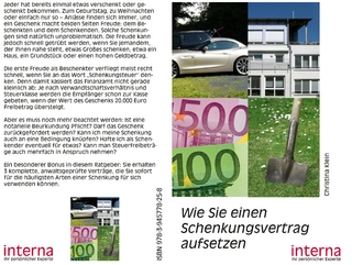 Wie Sie einen Schenkungsvertrag aufsetzen