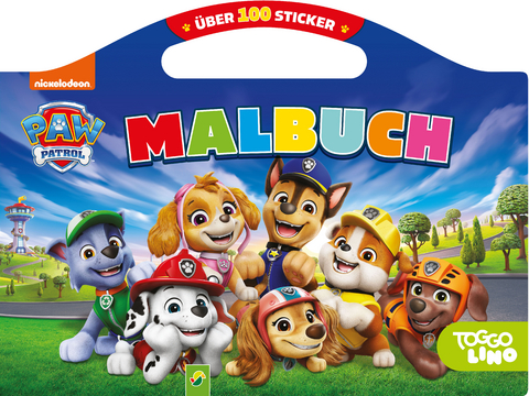 PAW Patrol Malbuch mit über 100 Stickern