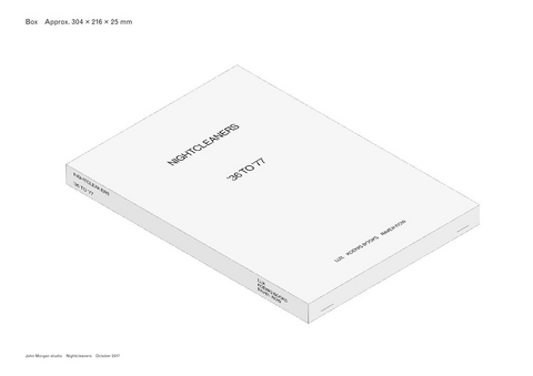 Nightcleaners & &acute;36 to &acute;77. (2 vols + DVD in a box) - 