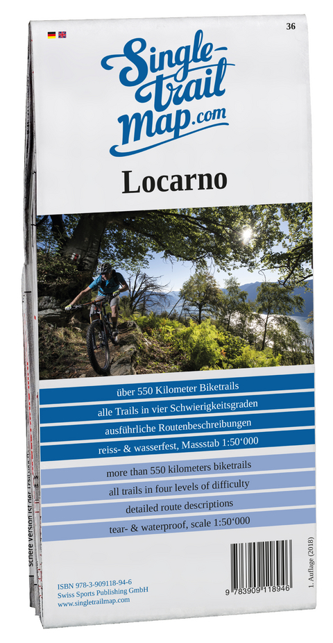 Singletrail Map 036 Locarno - Thomas Giger