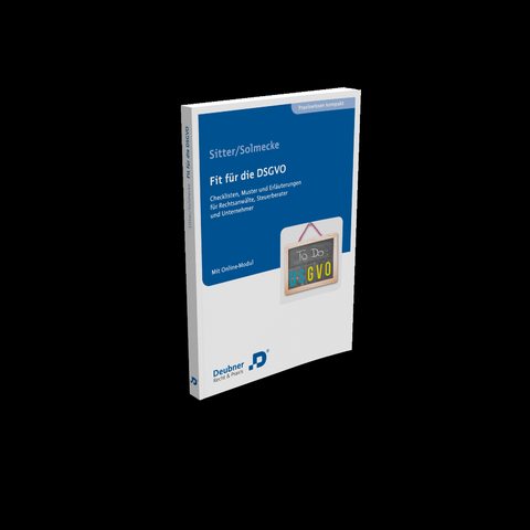 Fit f&uuml;r die DSGVO - Christian Sitter, Christian Solmecke