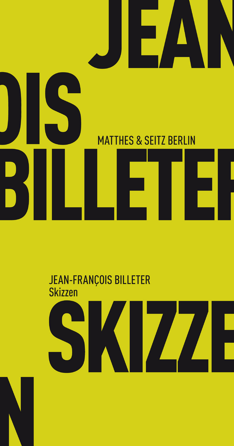 Skizzen - Jean Fran&ccedil;ois Billeter