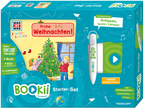 BOOKii&reg; Starter-Set WAS IST WAS Kindergarten Frohe Weihnachten! - Andrea Weller-Essers, Johann Steinstraat