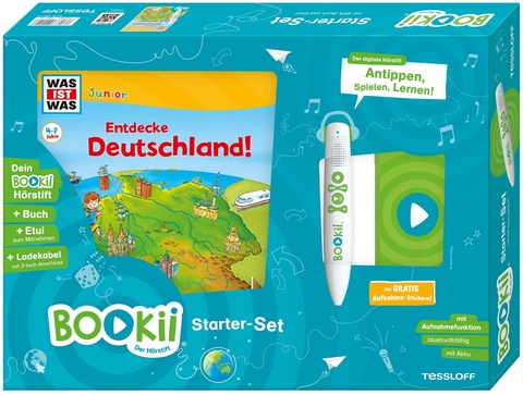 BOOKii&reg; Starterset WAS IST WAS Junior Entdecke Deutschland! - B&auml;rbel Oftring, Claudia Kaiser, Martin Lickleder