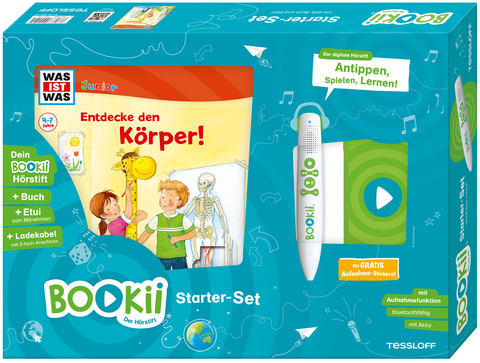 BOOKii&reg; Starter-Set WAS IST WAS Junior Entdecke den K&ouml;rper! - Sandra Noa, Claudia Kaiser, Martin Lickleder