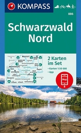 KOMPASS Wanderkarte Schwarzwald Nord - 