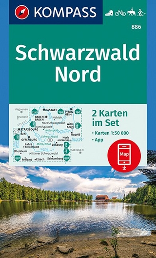 KOMPASS Wanderkarte Schwarzwald Nord