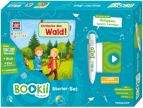 BOOKii&reg; Starter-Set WAS IST WAS Kindergarten Entdecke den Wald! - Andrea Weller-Essers, Johann Steinstraat