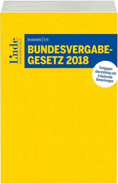 Bundesvergabegesetz 2018 - Michael Breitenfeld, Robert Ertl