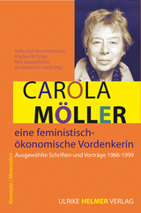 Carola M&ouml;ller &ndash; eine feministisch-&ouml;konomische Vordenkerin - Carola M&ouml;ller