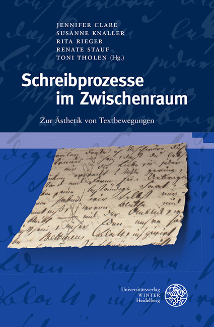 Schreibprozesse im Zwischenraum - 