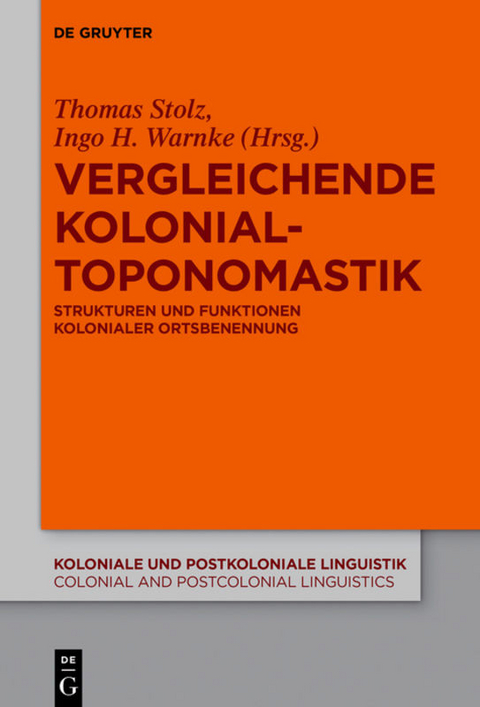 Vergleichende Kolonialtoponomastik - 