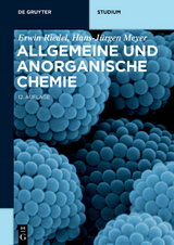 Allgemeine und Anorganische Chemie - Riedel, Erwin; Meyer, Hans-Jürgen
