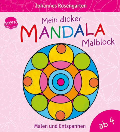 Mein dicker Mandala-Malblock - Johannes Rosengarten